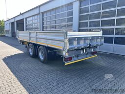 Möslein TTD 19 B  19 t Tandemkipper- Tieflader hydraulischer Klappe Breitbereifung