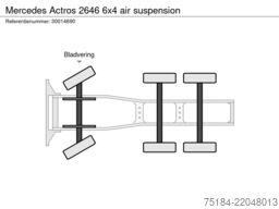 Mercedes-Benz Actros 2646 6x4 air suspension