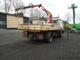 MAN Dreiseitenkippen MAN LE8.150 mit Kran Palfingen PFG7001