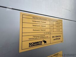 SCHMITZ CARGOBULL SCB*S3T*Vollluft*Palettenkasten*Edscha*XL Zertif