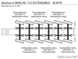 Broshuis 6 ABSD-85 / 3 X EXTENDABLE - 46 MTR