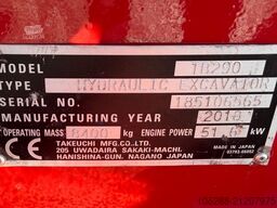 TAKEUCHI TB 290-2  Powertili  Werstelauslleger
