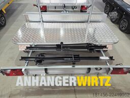 Auto prikolica Debon Querlader platzsparend Motorrad  Roller