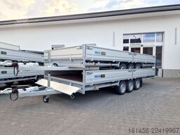 Auto prikolica HULCO Medax 502x223x30cm 3500kg Tridem lagernd