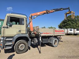 MAN TGA 18.410  Kipper mit Kran Palfinger