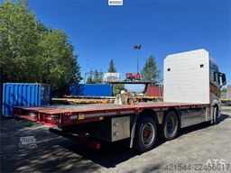 MAN TGX 580 Flatbed truck.