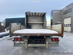 MAN TGM 18.280 flatbed truck. 87,000 km! WATCH VIDEO