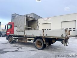 MAN TGM 18.280 flatbed truck. 87,000 km! WATCH VIDEO