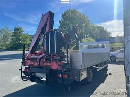 Mitsubishi Fuso Canter Flatbed Truck with Rear-Mounted Crane