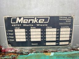 MENKE-JANZEN 3.Stock Viehanhänger 56m² 40 km/h Zulassung