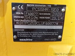 Komatsu PC55MR-5E0 with 3 buckets