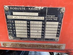 ROBUSTE KAISER S3302V Steel Trailer