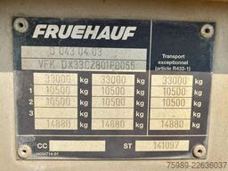 Fruehauf STEEL CHASSIS,  DUMPER!   Full spring!  TOP con...