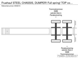 Fruehauf STEEL CHASSIS,  DUMPER!   Full spring!  TOP con...