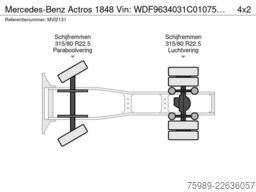 Mercedes-Benz Actros 1848 Vin: WDF9634031C010750 , FRIGO, TOP...