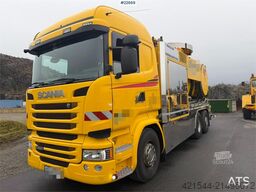 Scania R490 6x2 jetting/sludge vacuum combi with Muller s