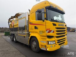 Scania R490 6x2 jetting/sludge vacuum combi with Muller s