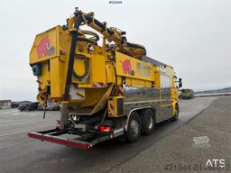 Scania R490 6x2 jetting/sludge vacuum combi with Muller s