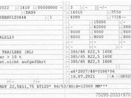 KRAKER Schubboden 92m³ CF-Z 200 ZL 2x Liftachse ALCOA