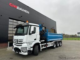 Mercedes-Benz Arocs 3243 8x4 Tridem Kipper/Kraan Euro 6