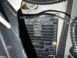 Iveco Eurocargo ML190EL32 Euro 6 Hiab 16 Tonmeter laa...
