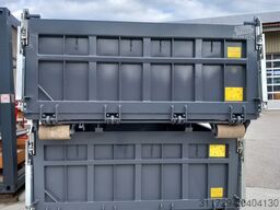 Decker Containerbau Abrollcontainer, Bayernbox, Pendelklappe