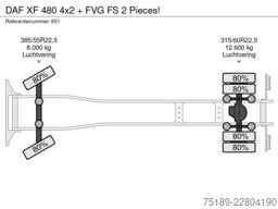 DAF XF 480 4x2 + FVG FS 2 Pieces!