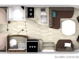 FRANKIA M-Line T 7400 GD SAT ALDE  Assistenzpaket SAT TV