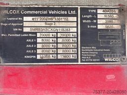 ATM WILCOX  1070x245x 211 =55 m3  /back side tipper...