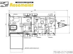 Rosemeier VE WC F 20.40 SP Behinderten Toilettenanhänger