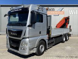 Düz kasa kamyon MAN TGX 26.480 LL Palfinger PK 53002SHB aus 2017