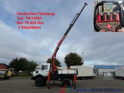 Unimog U4000 4x4 Palfinger Kran PK10501 Hakenhöhe 11,5M