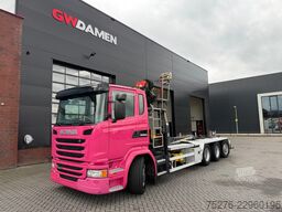 Scania G410 8x4 Haaksysteem / kraan Euro 6 Retarder