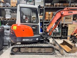 Kubota KX101-3 Mini Excavator w/ Bucket and Grab