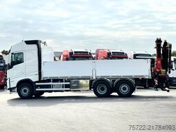 Volvo FH 460 6x2 Baustoff-Pritsche Palfinger/Fassi m...