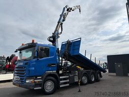 Scania G 420 + HOOK + BOB Z KRAAN 17T + 8X2 + EURO 5