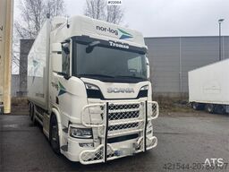 Scania R660 6x4 box truck with refrigeration/freezer unit