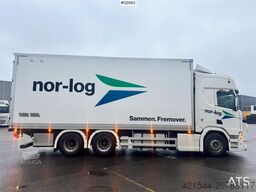 Scania R660 6x4 box truck with refrigeration/freezer unit