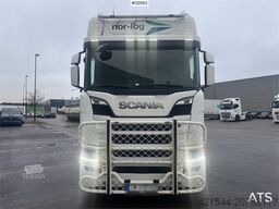 Scania R660 6x4 box truck with refrigeration/freezer unit