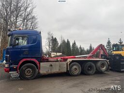 Scania R164 580 8x2 tridem hook truck
