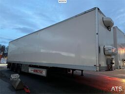Limetec semi-trailer with full side opening.