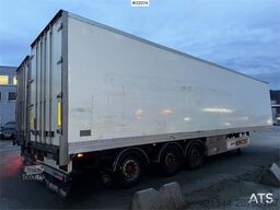 Limetec semi-trailer with full side opening.