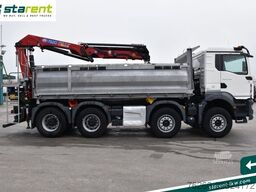 MAN TGS 35.430 8x4 Heckkran HMF1920 Kipper Navi