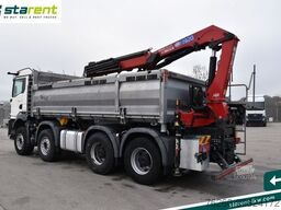 MAN TGS 35.430 8x4 Heckkran HMF1920 Kipper Navi