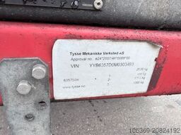 Tysse / Nomek 1500 L Edelstahl Sauganhänger