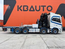 Volvo FH 16 650 8x4 HIAB 855E-7 / PLATFORM L=6454 mm