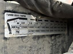 Volvo FH 16 650 8x4 HIAB 855E-7 / PLATFORM L=6454 mm