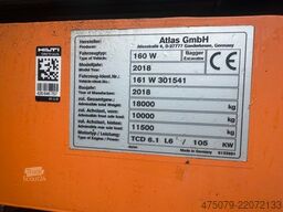 ATLAS 160 W **Löffelpaket + Greifer**