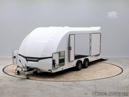 Brian James Trailer RACE SPORT 341-5521-35-2-12-W 550X210X196CM 3500KG GESCHLOSSENER AUTOTRAILER | WEISS