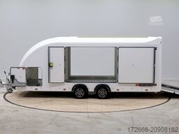 Brian James Trailer RACE SPORT 341-5521-35-2-12-W 550X210X196CM 3500KG GESCHLOSSENER AUTOTRAILER | WEISS